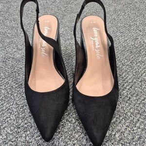 New Look Elegant Black Slingback Heels